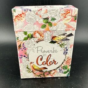 NEW Proverbs in Color Cards to Color and Share  Beautiful
